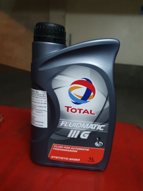 Dầu trợ lực tay lái ô tô TOTAL bán tổng hợp FLUIDMATIC IIID  1 lít L oto semi Synthetic nhớt