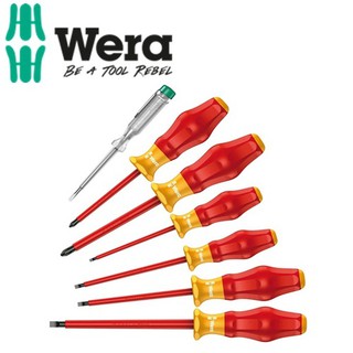 Bộ tua vít cách điện 7 cái ( Ph1, Ph2, tua vít dẹp, bút thử điện) 1160 i/7 Wera 05031575001