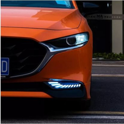 Led gầm trước, Led cản trước, đèn gầm trước 4D dành cho xe Mazda 3 2020-2022