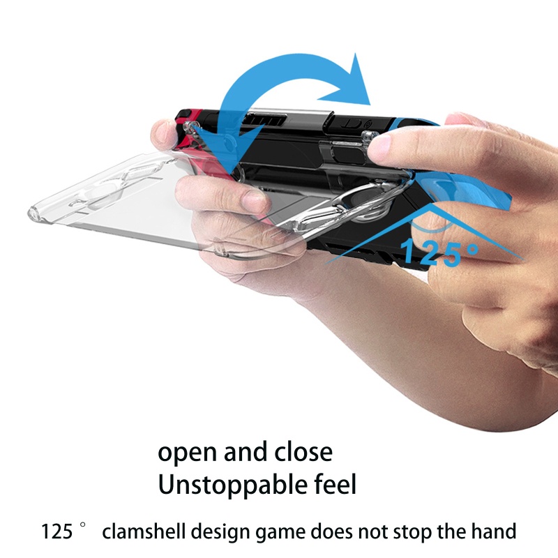 Vỏ Bảo Vệ Trong Suốt Bằng PC Cứng Cho Máy Chơi Game Cầm Tay NS Switch