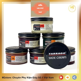 Xi kem đánh giày tarrago shoe cream - xi đánh bóng da dạng kem, dưỡng giầy da, túi, áo da cao cấp - made in spain vsg70