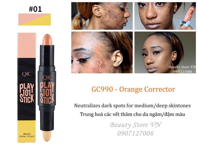 Bút Che Khuyết Điểm Hai Đầu Tạo Khối Bắt Sáng | BigBuy360 - bigbuy360.vn