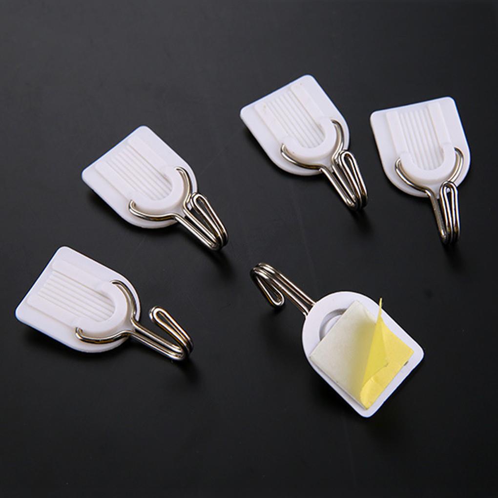 1 / 5 / 10 / 20 Móc Treo Đồ Dán Tường Tự Dính Tiện Dụng