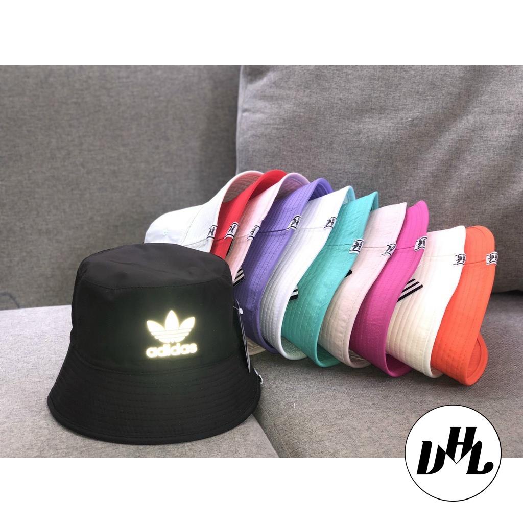 (Hàng VNXK) Nón thời trang, mũ Bucket vành tròn Adidas Phản Quang vải Gió đẹp chuẩn thời trang (Ảnh thật)