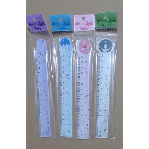 Thước mica trong hình 15cm