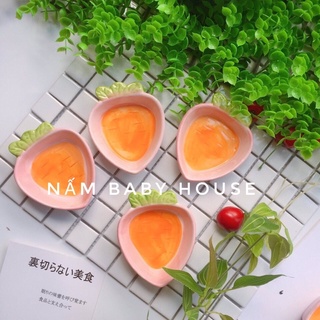 Chén / bát ăn dặm cà rốt mini