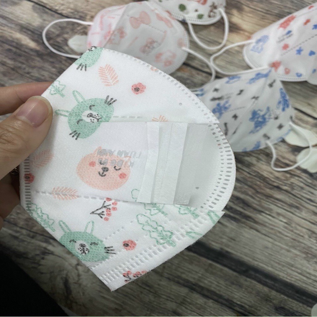 Khẩu Trang N95 Trẻ Em TUẤN ANH 4 Lớp Kháng Khuẩn Hộp 10 Cái