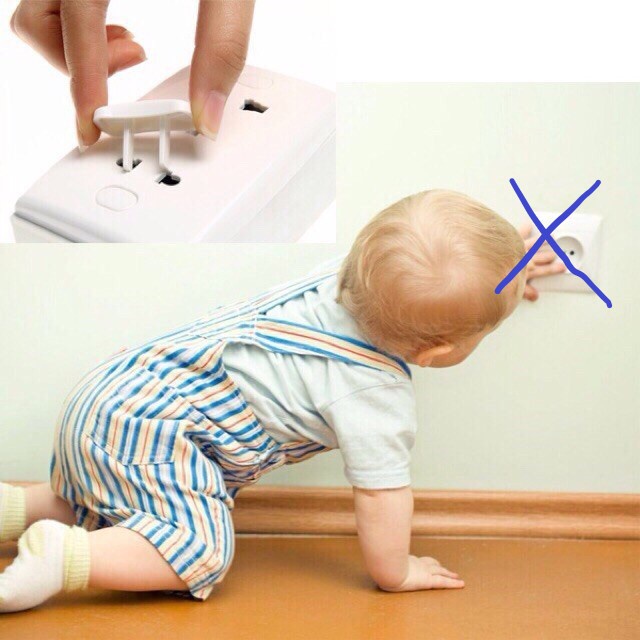 Nút Bịt Ổ Cắm Điện An Toàn Cho Bé Yêu
