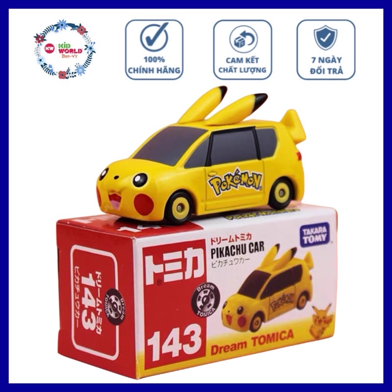 Xe mô hình Tomica Box Disney Dream Pikachu Car. MS: 681.