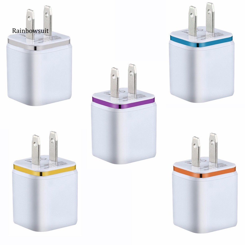 Phích Cắm Sạc Điện Thoại Hai Cổng USB Gắn Tường Nhỏ Gọn