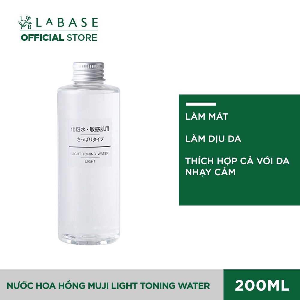 Nước hoa hồng Toner MUJI cân bằng da 200ml Nhật