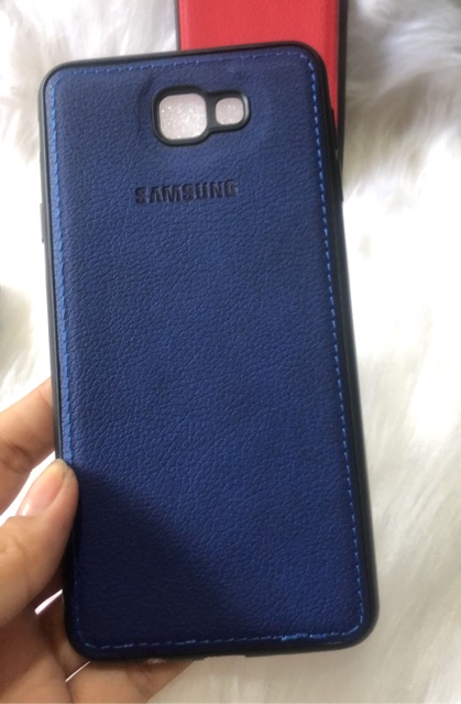 Samsung Galaxy J7 Prime / On7 2016 ốp lưng da in hiệu cao cấp
