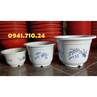 Chậu nhựa trồng cây đường kính 23 —> 45cm - Shop Chậu Cảnh