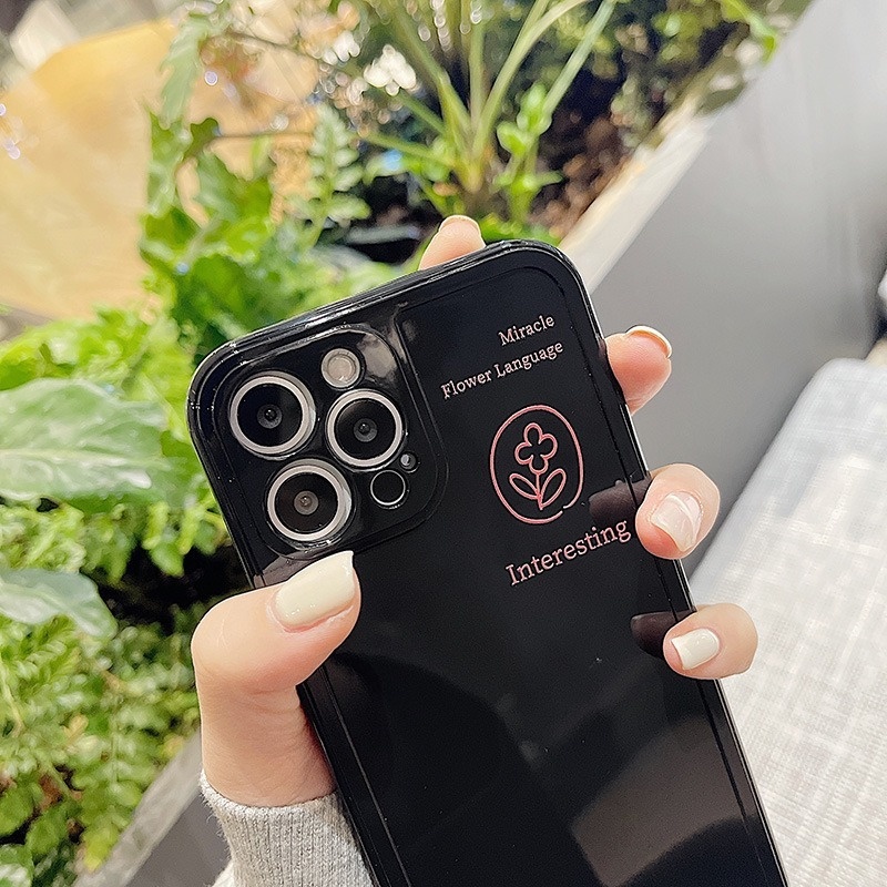 Ốp Điện Thoại Họa Tiết Khung Ảnh Đơn Giản Thời Trang Cho iPhone 13mini 11/12pro iphone678plus/xsmax/xr