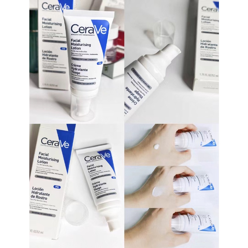 Sữa Dưỡng Ẩm Ban Đêm CeraVe Facial Moisturising Lotion PM 52ml