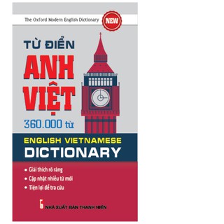 Sách - Từ Điển Anh - Việt 360.000 Từ