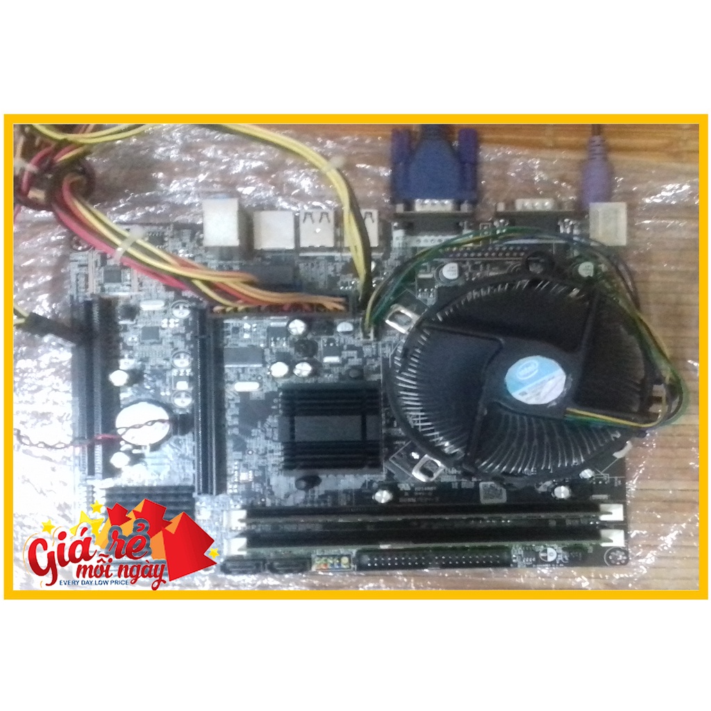 Combo Main G31 G41+ Chip Q8400, Q6600, E8400 +RAM 4GB socket 775 + Quạt +FE + keo gói tản nhiệt CPU