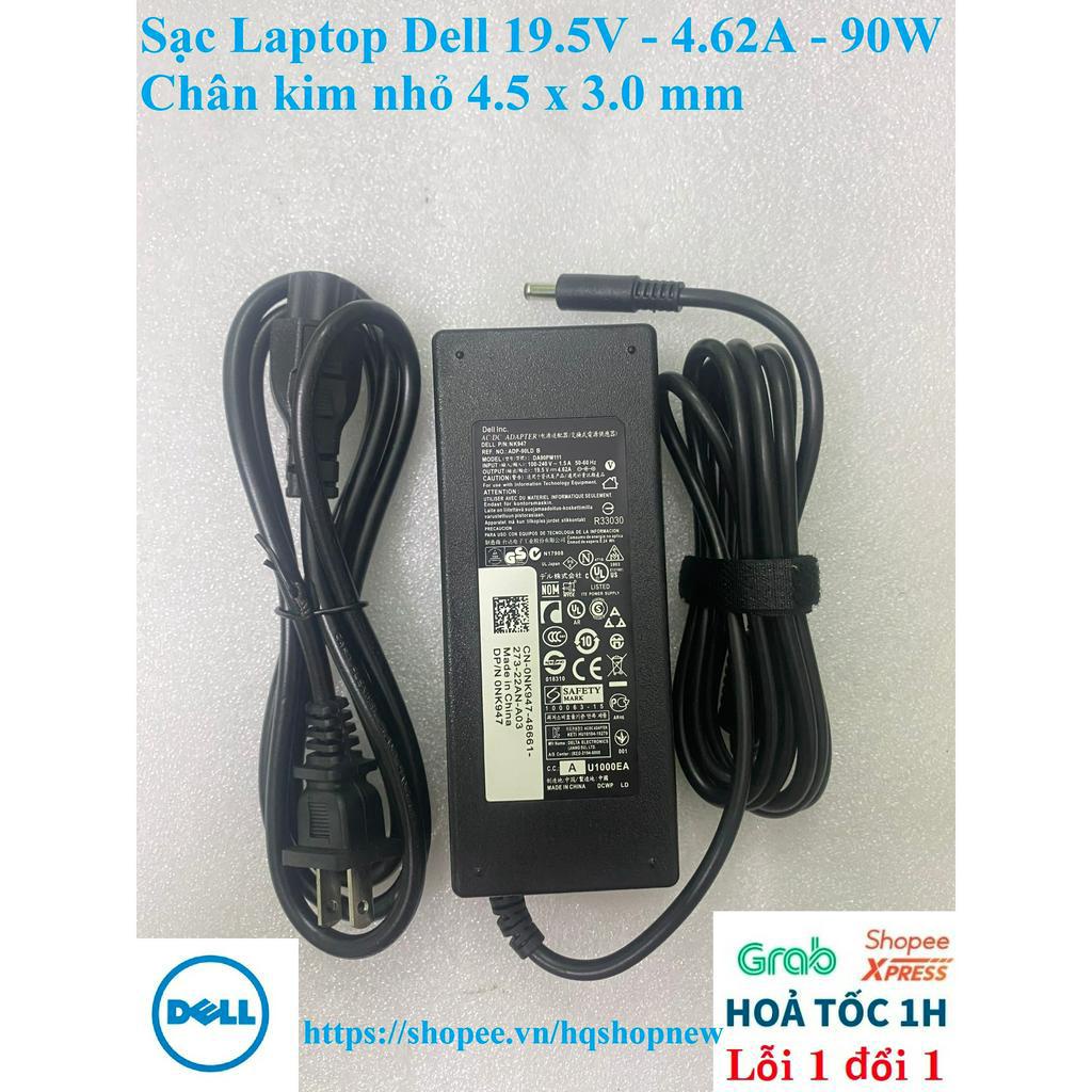 ⚡️[Sạc zin] Sạc Laptop Dell 19.5V - 4.62A - 90W Chân kim nhỏ 4.5 x 3.0 mm