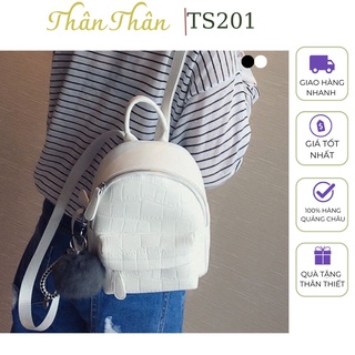 Balo mini thời trang vân da rắn chất đẹp