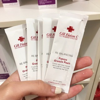 1 gói dùng thử tẩy da chết Cell Fusion C Papaya Granule Peels (1.5g)