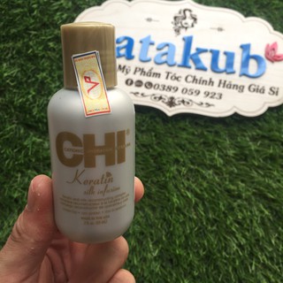 💋💋FREESHIP💋💋Tinh chất Chi Keratin Silk Infusion dưỡng bóng tóc 59ml