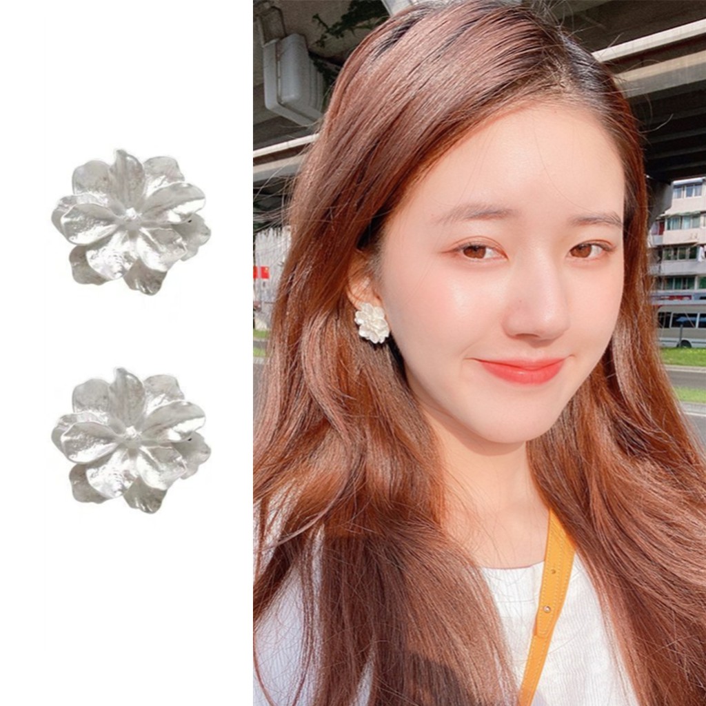 Bông tai hình hoa kiểu dáng đơn giản A620