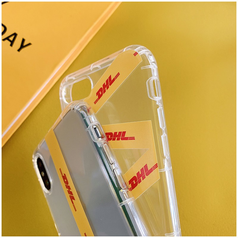 Ôp Điện Thoại Silicon Dẻo Họa Tiết dhl Độc Đáo Cho iphone 14 pro x xs max xr 11 12 pro max 13 mini 6s 7 8 plus se2 Ốp