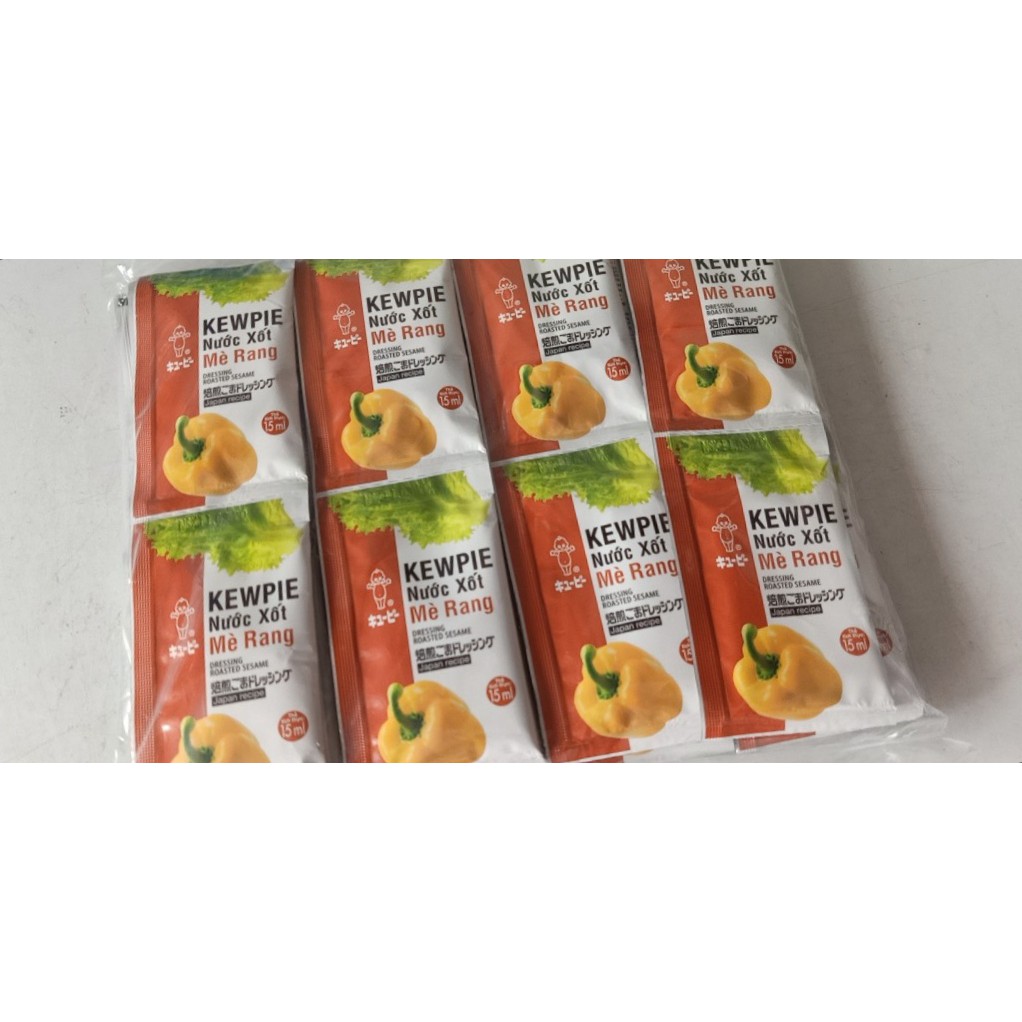 [NGOT10PTT] 4 gói  Nước sốt mè rang KEWPIE 15ml, ron nho sabudo , umibudo , sejong , geenfood | BigBuy360 - bigbuy360.vn