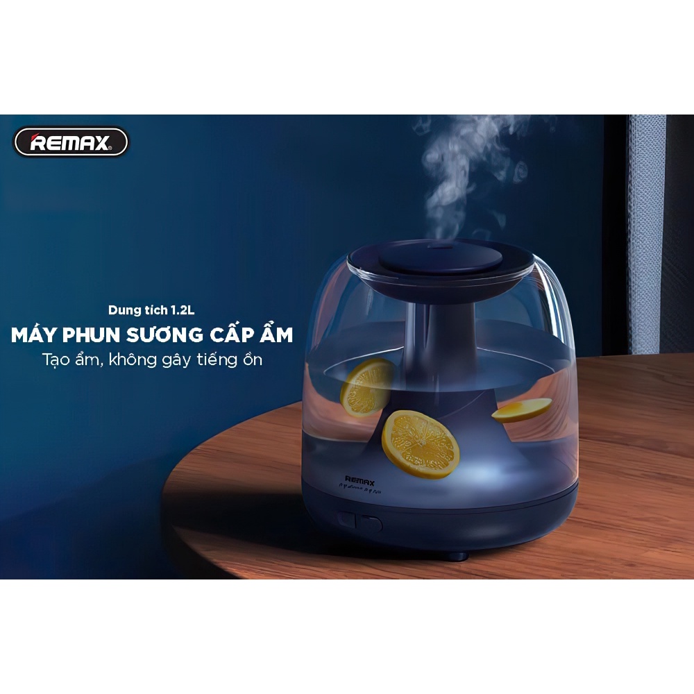 Máy phun sương và xông tinh dầu Dung tích lớn 1.2L，Điều Khiển Bù Ẩm Phòng Điều Hòa Tạo Hương Thơm Thư Giãn Đuổi Muỗi.