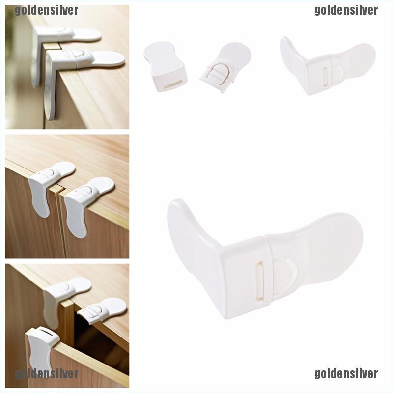 Khóa an toàn gắn cửa tủ lạnh/tủ đựng chén dĩa/ngăn kéo cho trẻ mới biết đi