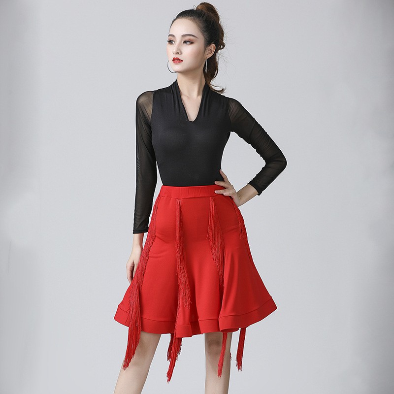 Bộ Áo Liền Quần Tay Dài Khiêu Vũ Latin Thời Trang Cho Nữ | BigBuy360 - bigbuy360.vn