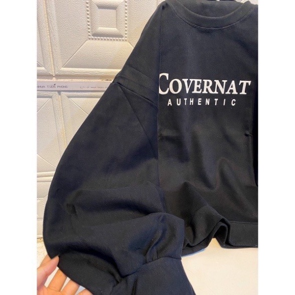 Áo Sweater COVER Chất Nỉ Ngoại Dày Dặn Áo Sweater Tay Bồng Form Rộng Unisex  - KD