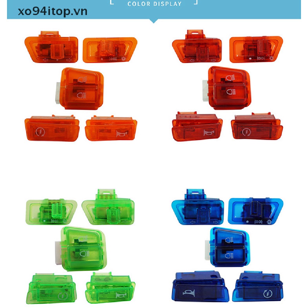 1 Bộ Công Tắc Điều Khiển Đèn Pha / Còi / Còi Xe Máy XOITOP