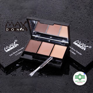 Bột tán lông mày hộp 3 khay Maxdona VT268