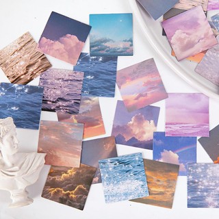 Bộ 45 sticker bầu trời cỡ mini