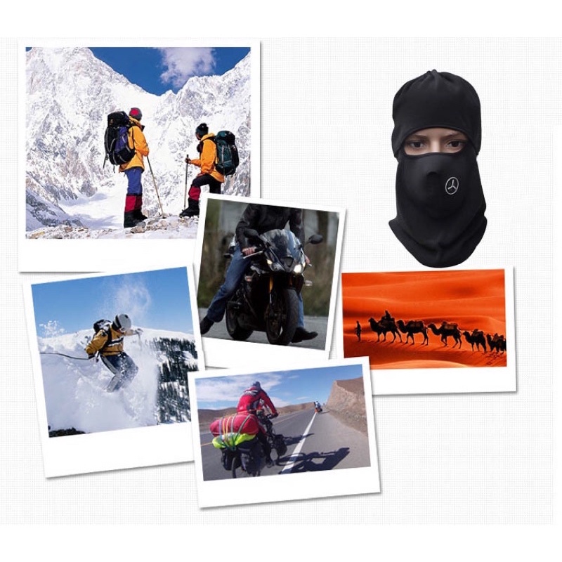 Khẩu trang ninja đi phượt, giao hàng kín mặt có lỗ thông hơi thoáng khí