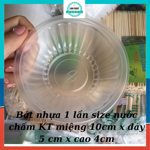 50 bát nhựa dùng 1 lần