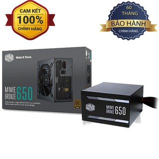 Bộ nguồn máy tính Cooler Master MWE 650W V2 80PLUS Bronze New chính hãng bảo hành 60 tháng