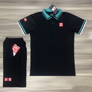Bộ quần áo thể thao uniql bộ quần áo tennis hàng cao cấp bộ nam hè hot
