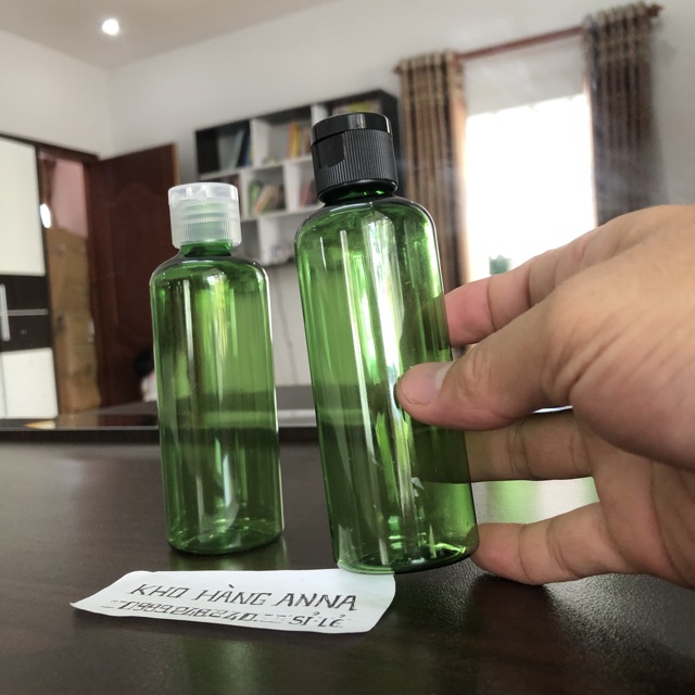 [ Chai lọ Giá sỉ ] 100 chai pet nhựa 100ml xịt sương / xịt giọt / nắp bật / nắp nhôm- chai chiết mỹ phẩm nâu, trong suốt