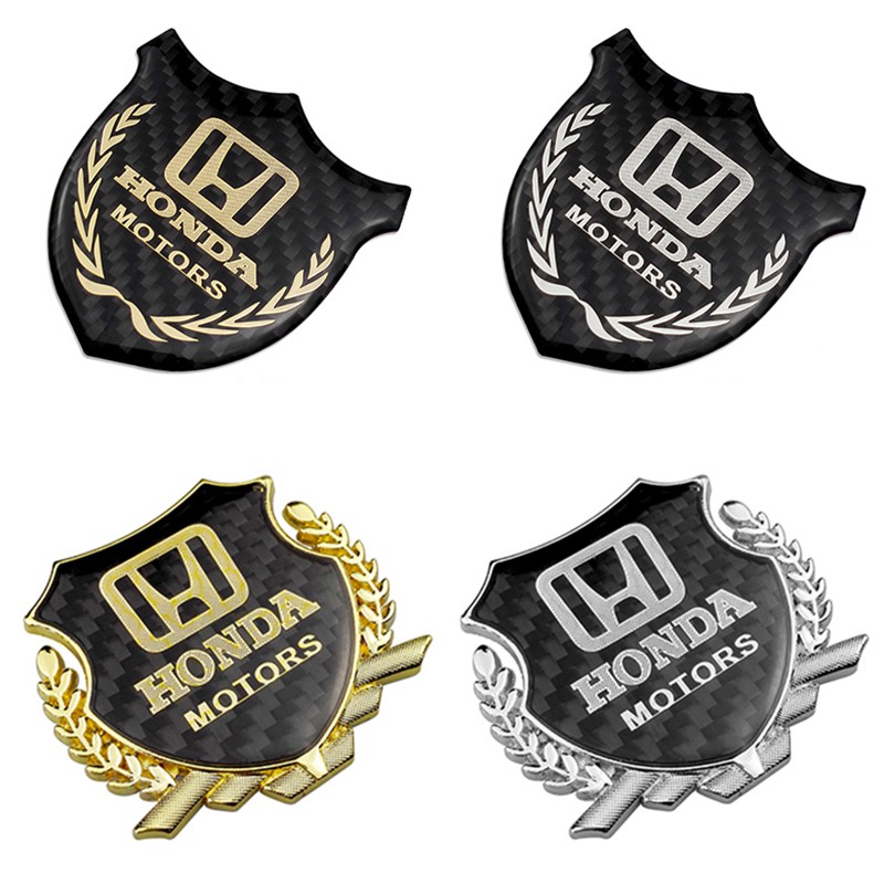 Miếng dán trang trí xe hơi bằng sợi carbon cao cấp cho Honda Civic City Odyssey Vezel Crv