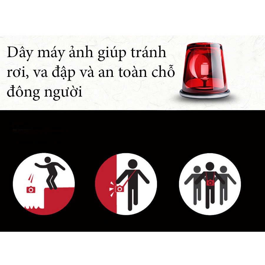 dây máy ảnh thổ cẩm puluz