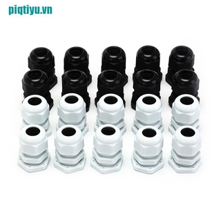 WOADABộ 10 Dây Cáp Nhựa PG13.5 Chống Thấm Nước 6-11mm