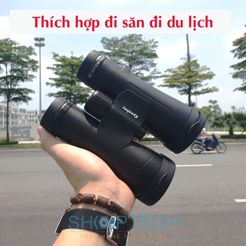 Ống nhòm cao cấp 2 mắt eyeskey 12x50 ED captor chính hãng quân sự  mini giá rẻ chuyên dụng săn ong du lịch