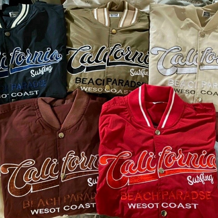 [Ảnh + Video thật] Áo khoác Bomber CAW phối tay cánh dơi logo thêu (lót das) - (freesize - 5 màu)