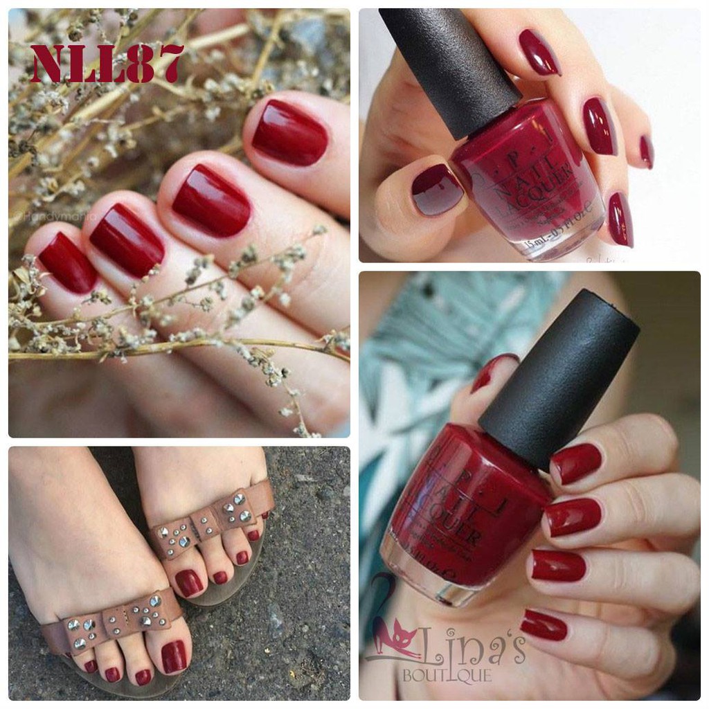SƠN MÓNG TAY 🌸OPI - NLL87 - MALAGA WINE🌸