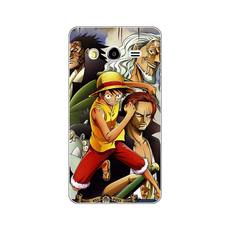 Ốp điện thoại mềm in hình Luffy Zoro One Piece cho Samsung Galaxy Core 2 Duos G355H G3559 G3556D 4.5"