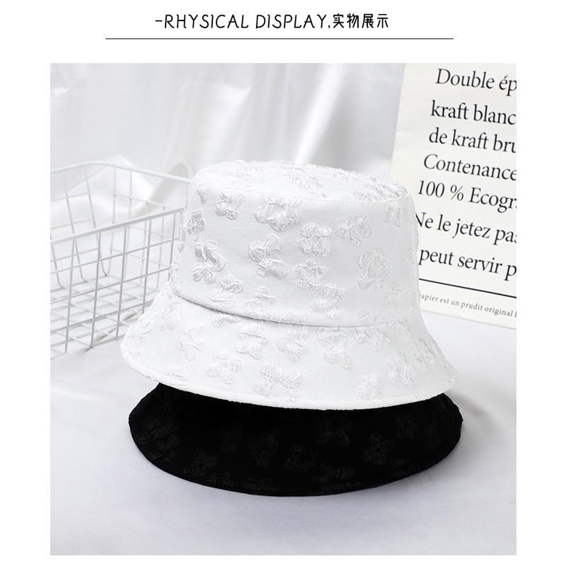 Nón Vành Ren Thêu Hoa Thời Trang Mùa Hè Phong Cách Hàn Quốc Cho Nữ