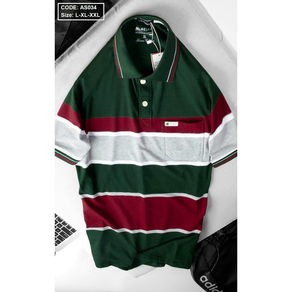 Áo Polo Nam Có Có Túi Trung Niên - Thấm Hút Mồ Hôi, Co Giãn Đa Chiều | BigBuy360 - bigbuy360.vn