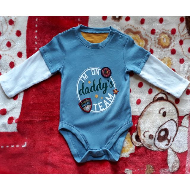 Bodysuit dài tay bé trai